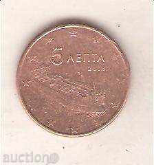 Greece 5 euro cents 2006 with price 0.30 BGN | € 0.15 Greece 5 euro cents 2006 with price 0.30 BGN | € 0.15