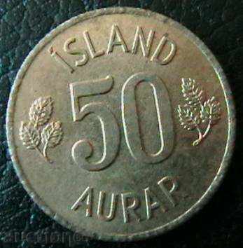 50 aurir 1970 Islanda