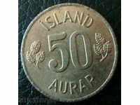 50 aurir 1970, Ισλανδία