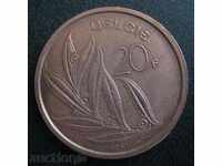 BELGIUM-20 francs 1981