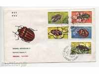 FDC plic Insectele 1983 din Turcia.