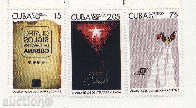 Чисти марки  Литература 2008 от Куба