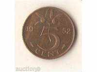 Olanda 5 cenți 1952