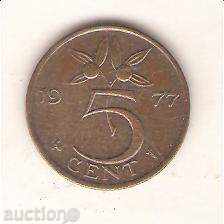 Netherlands 5 cents 1977