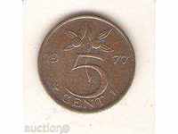 Netherlands 5 cents 1977