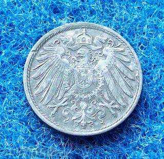 10 RHYPHPENING-Germany-1921-zinc-EF-UNC with price 3.95 BGN | € 2.02