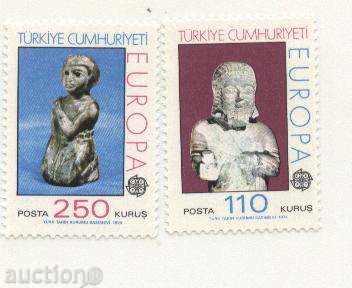 Чисти марки  Европа СЕПТ 1974 от Турция