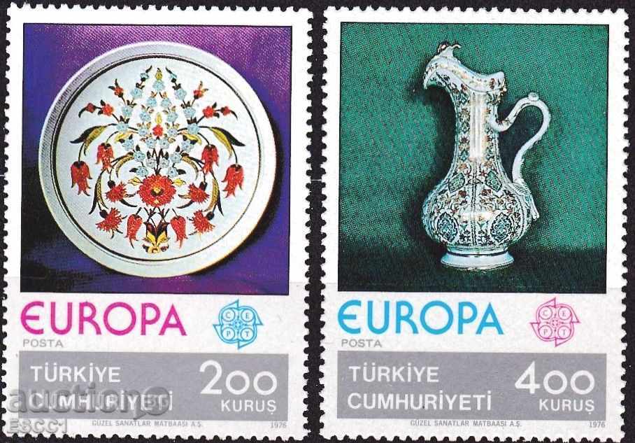 Καθαρό Μάρκες Ευρώπη Σεπτέμβριο του 1976 η Τουρκία