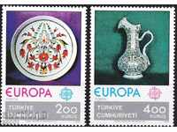 Чисти марки  Европа СЕПТ 1976 от Турция