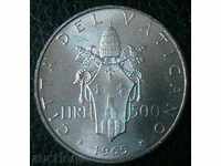 500 liras 1965, Vatican