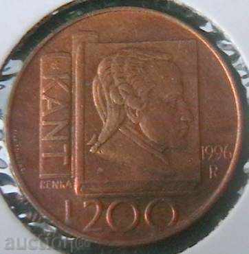 200 liras 1996 San Marino