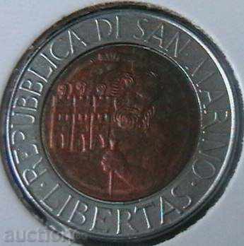 500 pounds 1994, San Marino with price 4.95 BGN | € 2.53