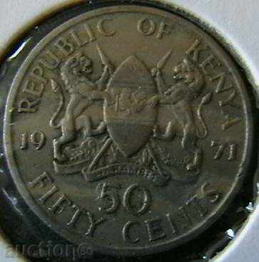 50 de cenți 1971 Kenya