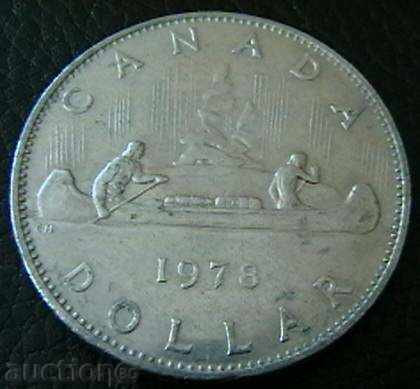 1 dollar 1978, Canada