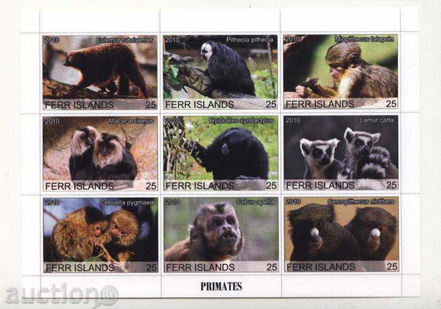 Πίθηκοι Καθαρίστε μπλοκ 2009 από Fehr Νησιά