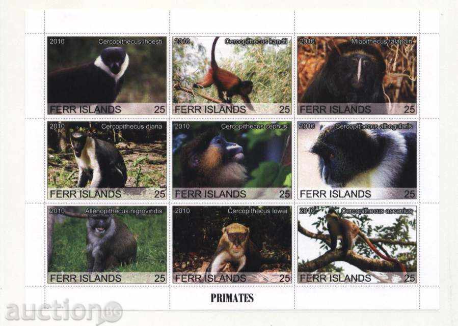 Чист блок  Маймуни 2009 от Острови Фер
