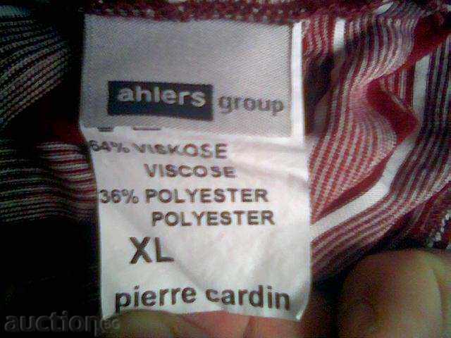 Men's blouse Pierre Cardin №XL in red and white with price 15.00 BGN | € 7.67 Men's blouse Pierre Cardin №XL in red and white with price 15.00 BGN | € 7.67