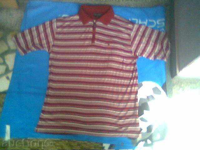 shirt pentru bărbați Pierre Cardin №XL în roșu și alb