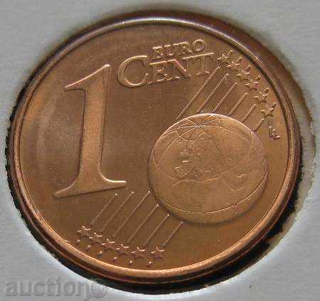 КИПЪР - 1 евроцент 2008г.