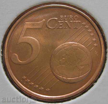 CYPRUS - 5 euro cents 2008