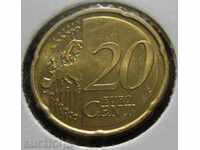 КИПЪР - 20 евроцента 2008г.