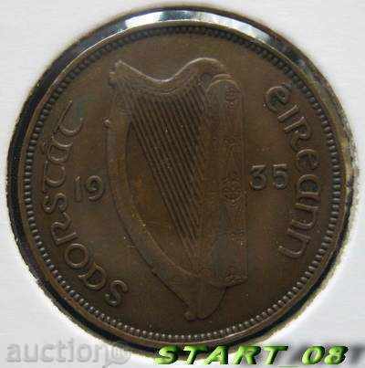 EYE - IRELAND - 1/2 penny 1935
