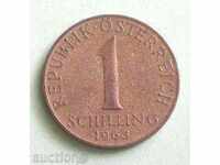 AUSTRIA -1 shilling 1963