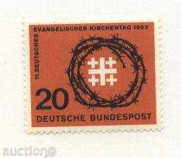Чиста марка Евангелски синод 1963 от Германия