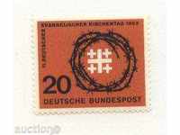 Чиста марка Евангелски синод 1963 от Германия