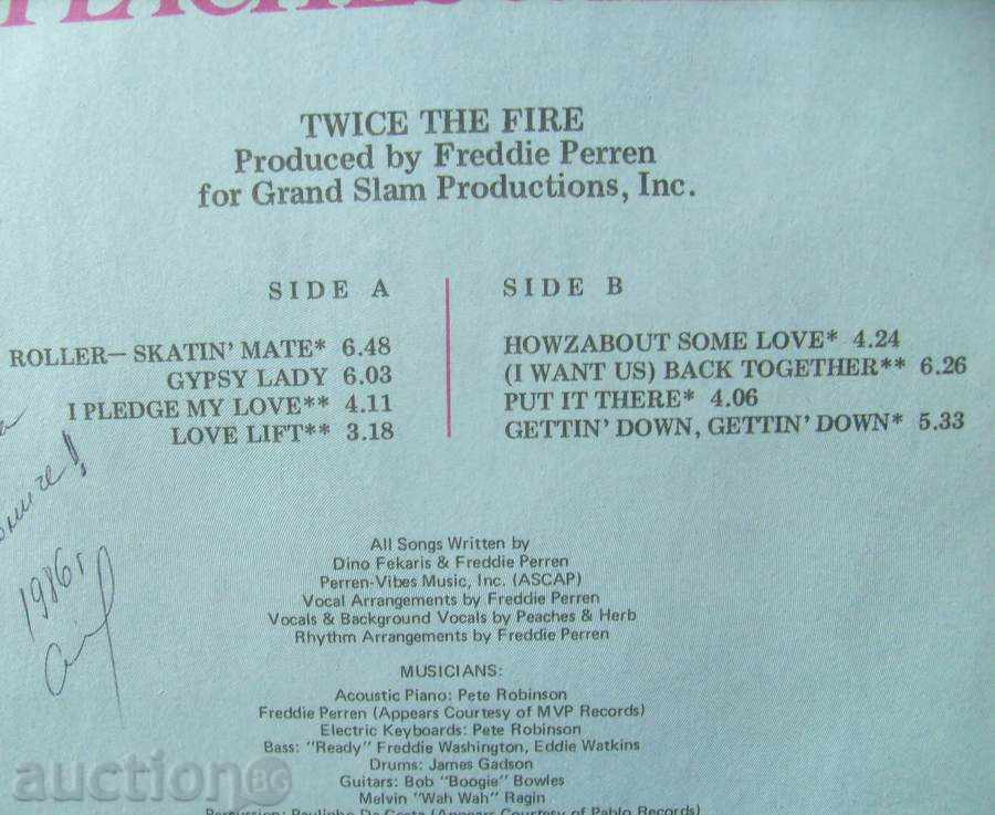 record label Peaches & Herb / Peachis & Herb - 11756 with price 12.00 BGN | € 6.14 record label Peaches & Herb / Peachis & Herb - 11756 with price 12.00 BGN | € 6.14