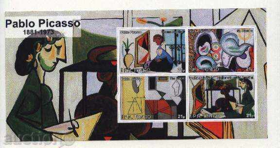 Curat bloc pictura lui Pablo Picasso 2010 Tonga