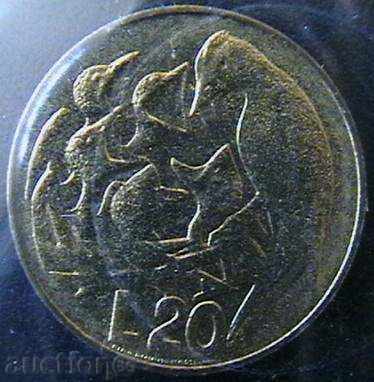 Licitație 20 liras 1975 FAO, San Marino Licitație 20 liras 1975 FAO, San Marino