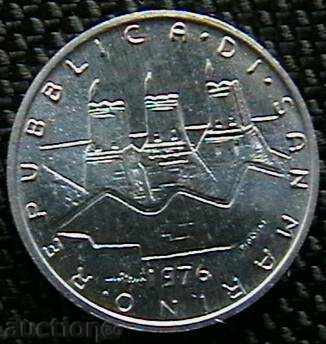 5 pounds 1976, San Marino with price 5.00 BGN | € 2.56