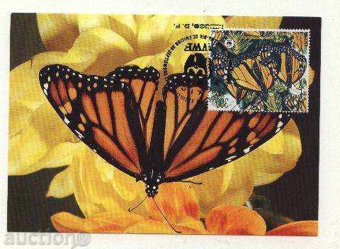 Auction Maps Max Butterflies 1988 from Mexico Auction Maps Max Butterflies 1988 from Mexico