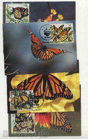Карти максимум Пеперуди 1988 от Мексико