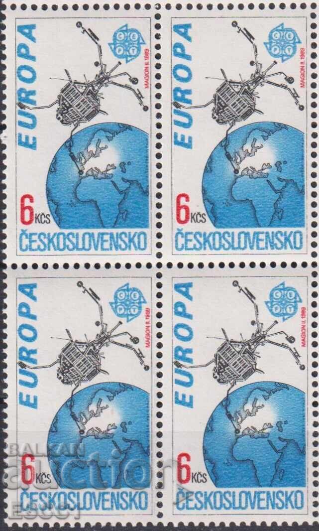 Чиста марка Европа СЕПТ 1989 от Чехословакия Чиста марка Европа СЕПТ 1989 от Чехословакия