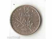 1/2 франк Франция 1970 г.