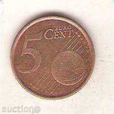 Spain 5 euro cents.