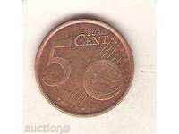 Spain 5 euro cents.
