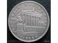 AUSTRIA - 1 Shilling - 1926. - argintiu