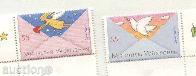 Чисти марки  Поздравления  2010 от Германия