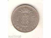 +Белгия  1  франк  1960 г.  холандска легенда