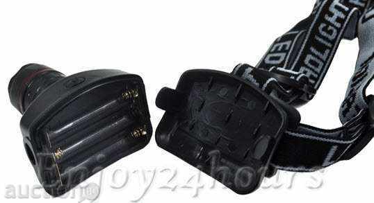 Auction  LED headlamp flashlight for camping, hiking, cycling, fish- VBBM