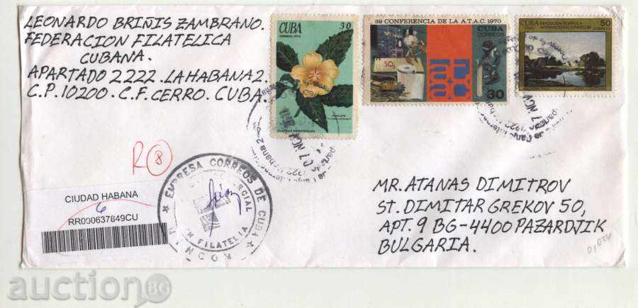 Traveled an envelope from Cuba