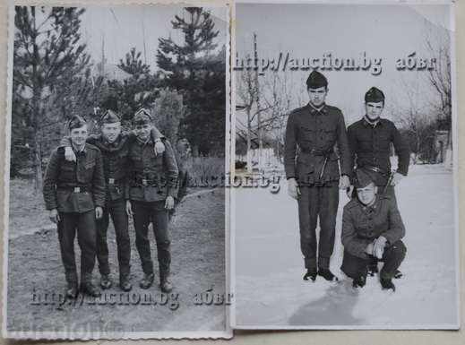 Trei soldați, două fotografii, 1976