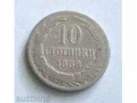 10 стотинки - 1888г.
