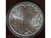 50 франка 1982, Чад