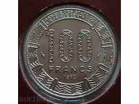 100 франка 1982, Чад
