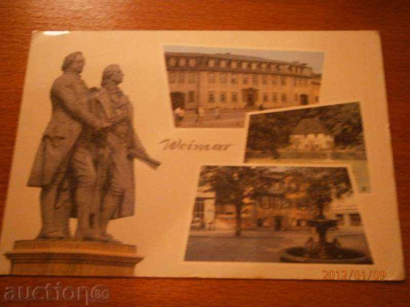 Παράδοση Βαϊμάρη Κάρτα - ταξίδεψε το 1967 ΕΤΟΣ