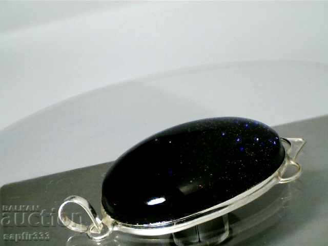 Silver pendant with Sun Sitara "Gold stone" - 6 Silver pendant with Sun Sitara "Gold stone" - 6